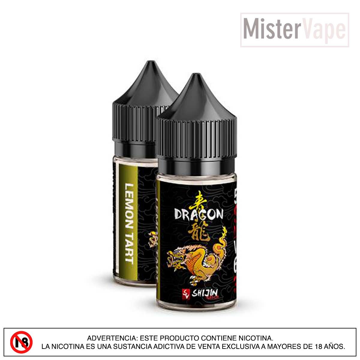 Dragon Salt by Shijin Vapor Mezcla fresca y exótica de frutas tropicales con sal de nicotina, perfecta para un vapeo suave.