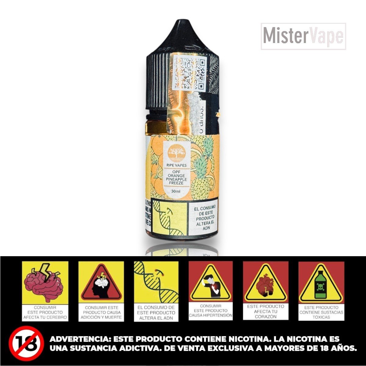 OPF FREEZE RIPE VAPES SALT ORANGE PINEAPPLE FREEZE BY RIPE VAPES SALT