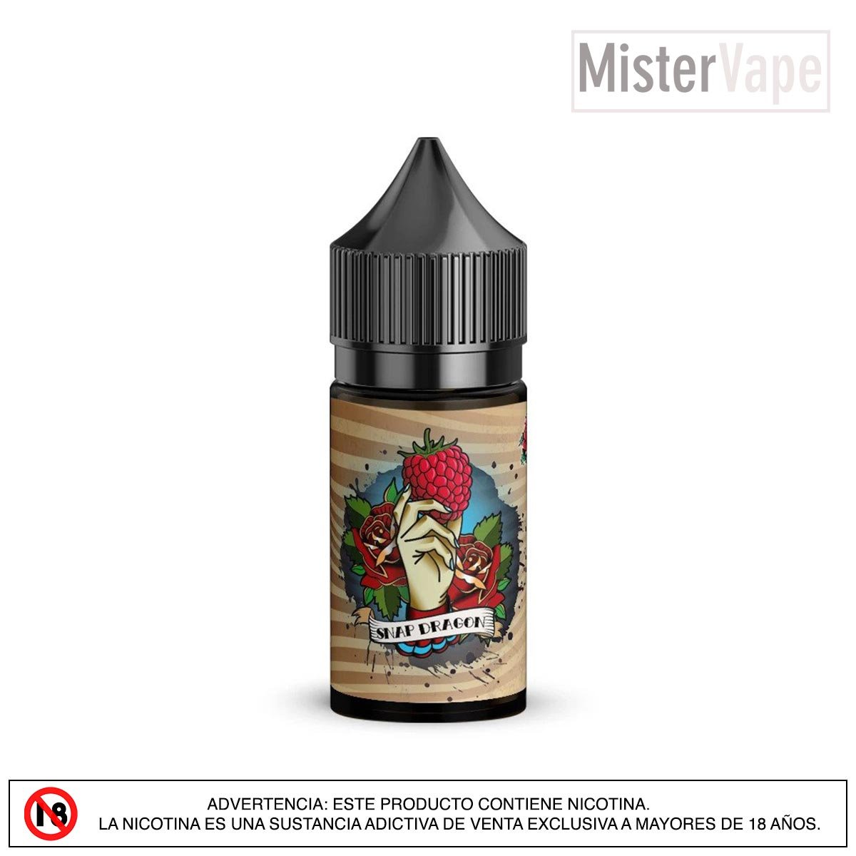 Snap Dragon by Shijin Vapor Salt Mezcla fresca de frutas con sal de nicotina, perfecta para un vapeo exótico y afrutado.