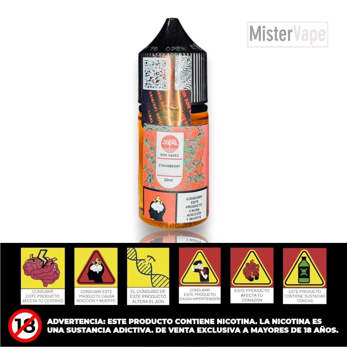 STRAWBERRY BY RIPE VAPES SALT