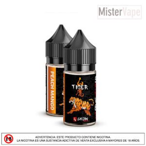 Tiger by Shijin Vapor Sabor exótico de frutas tropicales, ideal para un vapeo afrutado y único.