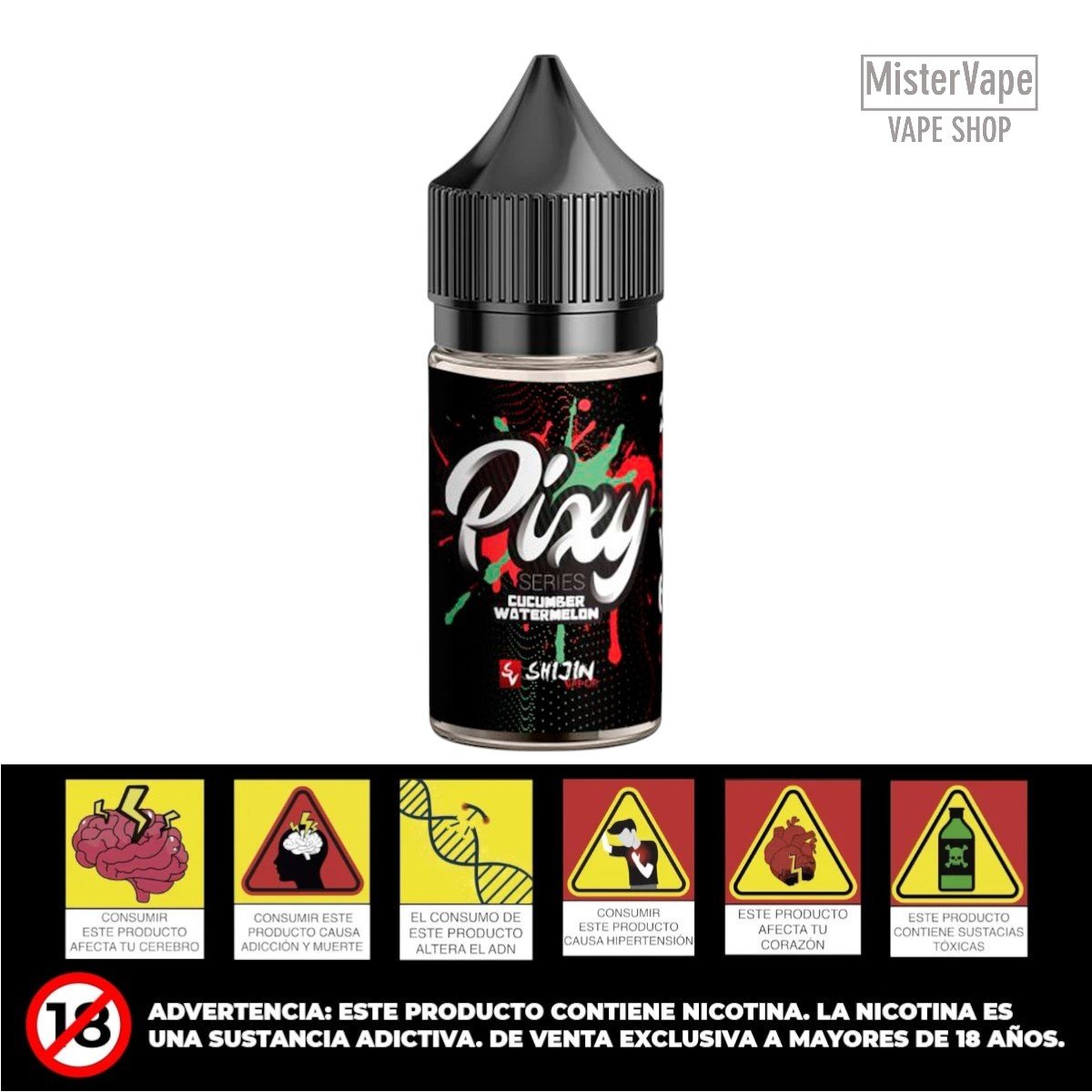CUCUMBER WATERMELON SALT PIXY BY SHIJIN VAPOR