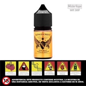 DON JUAN TABACO DULCE BY KINGS CREST NIC SALT