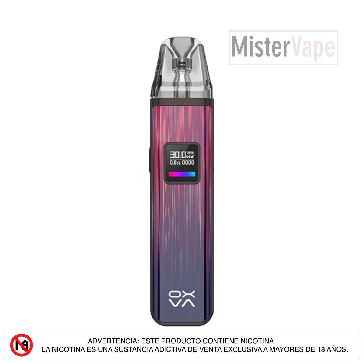 Oxva Xlim Pro en MisterVape - Equipo avanzado con múltiples opciones de personalización para un vapeo único.