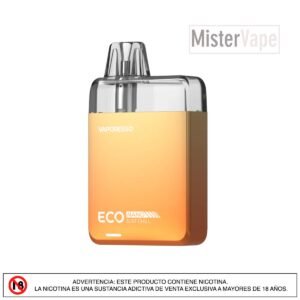 Vaporesso Eco Nano disponible en MisterVape - Pod compacto, ecológico, ideal para un vapeo eficiente y diario con diseño portátil y moderno.