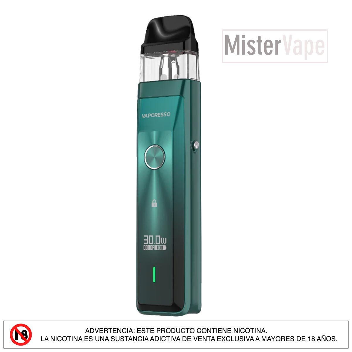 Vaporesso XROS Pro en MisterVape - Pod moderno con características avanzadas para un vapeo profesional.