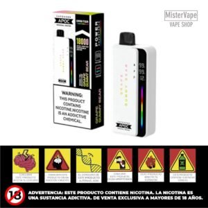 GRAPE GUMMY BEAR 18000 PUFFS BY APOC