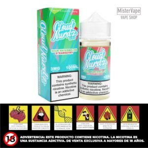 SOUR WATERMELON STRAWBERRY ICED BY CLOUD NURDZ