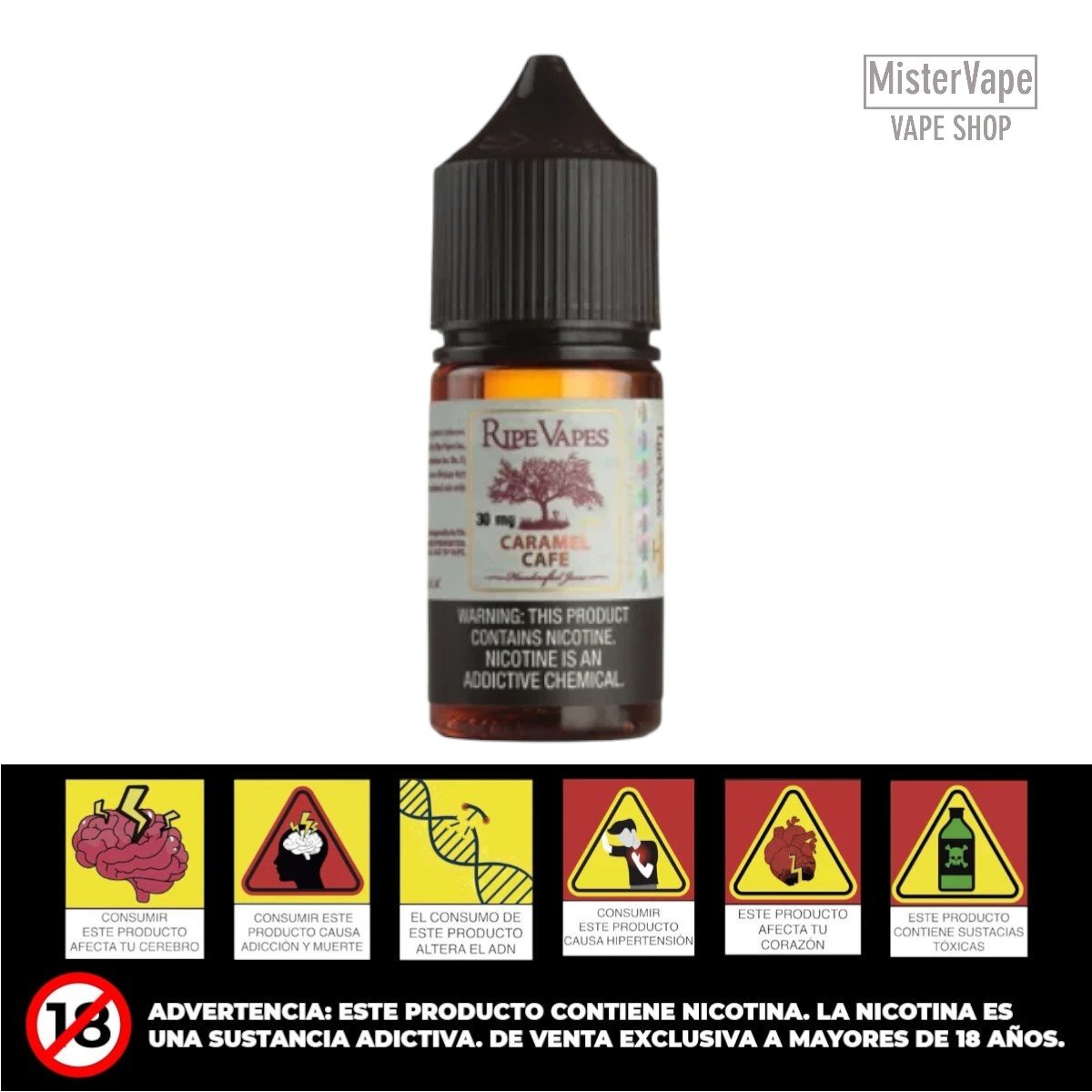 CARAMEL CAFE BY RIPE VAPES SALT
