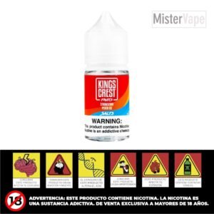 KINGS CREST STRAWBERRY PEACH ICE SALT STRAWBERRY PEACH ICE BY KINGS CREST FRUITS NIC SALT