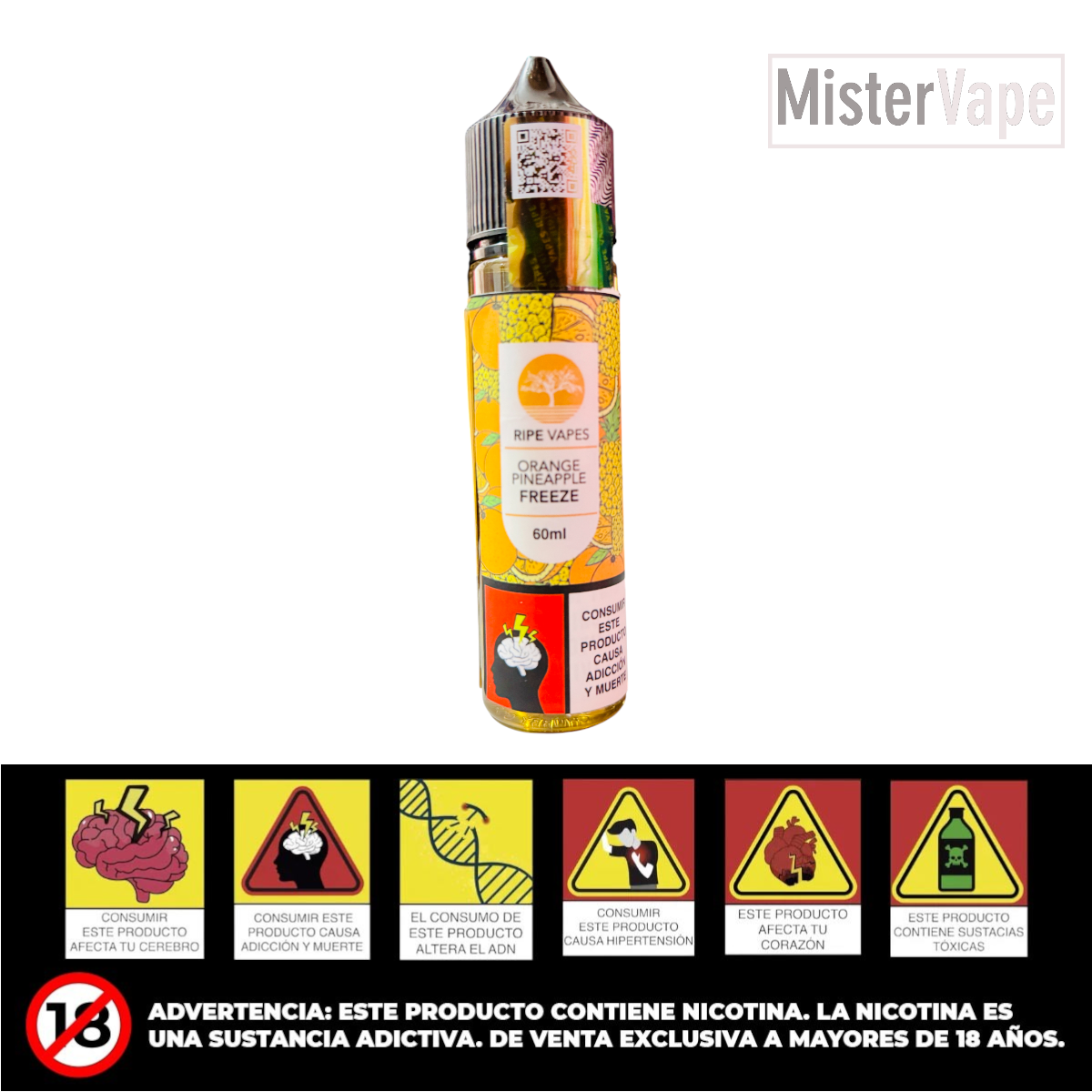 ORANGE PINEAPPLE FREEZE 60ML RIPE VAPES ORANGE PINEAPPLE FREEZE BY RIPE VAPES