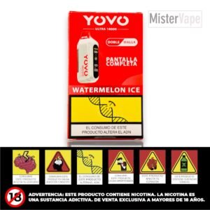 YOVO ULTRA 18000 WATERMELON ICE WATERMELON ICE 18000 PUFFS BY YOVO ULTRA